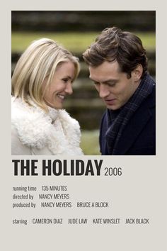 a movie poster for the holiday starring reese, jack falkett and james krass