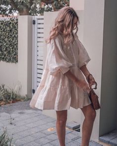 Look Grunge, Casual Summer Dresses, Smock Dress, Trendy Dresses, Women Dress, Look Fashion