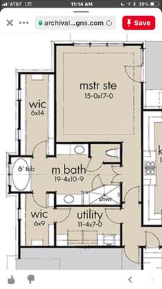 the floor plan for this house is shown