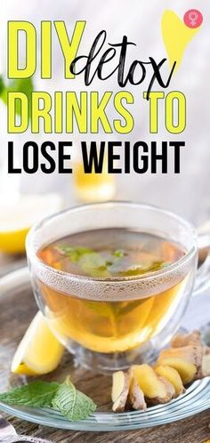 DIY Detox Drinks To Lose Weight: These healthy beverages are made of herbs, fruits, and antioxidant-rich vegetables that help flush out toxins, cleanse the gut, provide good nutrition, and boost metabolism. These, in turn, aid weight loss. Not sure how to make detox drinks at home? Check out the recipes of 10 easy DIY detox drinks for weight loss and cleansing! Toxins Cleanse, Diy Detox, Drinks At Home, Fat Burner Drinks, Fat Burning Drinks, Lose 50 Pounds, Boost Metabolism, Detox Drinks