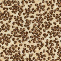 an image of coffee beans that are in the shape of a pattern on a white background