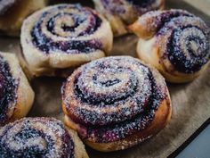 some very tasty looking pastries on a tray