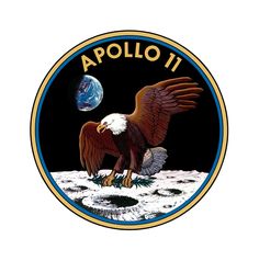 Apollo 11 Logo Vinyl Sticker- Round 3 inch diameter Apollo 11 was the spaceflight that first landed humans on the Moon. Commander Neil Armstrong and lunar module pilot Buzz Aldrin formed the American crew that landed the Apollo Lunar Module Eagle on July 20, 1969 Each sticker is waterproof and printed on premium vinyl. Stickers are shipped by USPS First Class Mail. As a result, tracking is not available. Apollo 11 Crew, Caterina Valente, Space Graphics, Apollo 11 Moon Landing, Space Words, Apollo 11 Mission, Lunar Landing, Apollo 13, Nasa Apollo