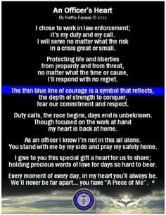 an officer's heart poem