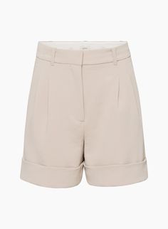 Japanese Crepes, Knife Pleats, Cuffed Shorts, Pleated Shorts, Nice Shorts, Summer Staples, Crepe Fabric, Labyrinth, Perfect Summer