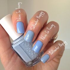 Mani Colors, Nail Polish Essie, Essie Nails, Nails Essie, Essie Nail Colors, Essie Polish, Blue Nail Polish, Nail Products, Nails Polish