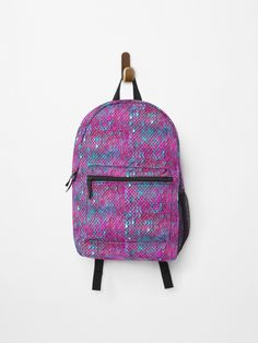 "Sequin glitter patern Mask 9" Backpack for Sale by Iambellanova