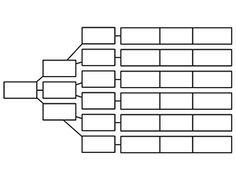 a diagram of the seating area for an event with seats on each side and four different sections