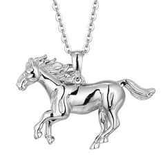 PRICES MAY VARY. ❤Horse Lover Gifts - This horse pendant necklace is constantly inspiring and reminding you as a gift. Horse represents an independent and unruly image, and is the sustenance of people's free spirit. Teach you to new directions to wake up and discover your freedom and power. ❤Made of Quality 925 Sterling Silver, Highly Polished, Advanced Electroplating Technology, Smooth Surface,100% Hypoallergenic, no fading, no allergies. ❤Silver Horse Necklace Suitable Siza : Pendant size：3.2* Horse Lover Gifts, Horse Pendant, Horse Necklace, Silver Horse, Horse Jewelry, Head Ring, Horses Pendant, Gifts For Horse Lovers, Horse Head