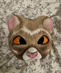 Pre-made animal mask! Each mask is hand painted, lined, packed, and shipped directly from my home. I am keen on quality and reliability, so I make sure each mask is durable and neatly made.  This mask is HQ, lined, has good vision, hand painted, furred & felted. It is durable, comfortable and extremely breathable.  Each mask I make is unique (no two masks are alike!) and made with lots of love :) They are NOT waterproof, as they are handpainted and can deteriorate quickly when in contact with fl Felt Animal Masks, Animal Mask, Costume Masks, Cat Mask, Animal Masks, Costume Mask, Lots Of Love, Ferret, My Home