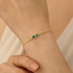 ✨ Dainty Emerald Cat Bracelet Delicate Emerald Bracelet Emerald Dainty Bracelet Gemstone Bracelet Gift For Daughter Graduation Gift Cat Lover  ✨ Emerald stone cat bracelet is elegant and fun. It is made of the best 925 sterling silver and the best zircon emerald stones. ✨ It is a wonderful bracelet that is very cute and fun for every day use and guarantees your best outfits when going out at night. ✨ Buy it as a gift for cat lovers. Perfect as your daughter's graduation souvenir. An elegant and delicate bracelet. ✨ Bracelet Finish : Gold Plated, Rose Gold Plated, Sterling Silver. ✨ Bracelet Length : 5 - 6 - 7 - 8 inch + 1,5 inch evtension.  ✨ If none of the lengths suit you or if you are buying them for children, please write your wrist circumference in the customization section and we wil Adjustable Charm Bracelet With Birthstone, Adjustable Birthstone Charm Bracelet, Emerald Bracelet Gold, Daughter Graduation, Bracelet Emerald, Graduation Gifts For Daughter, Cat Bracelet, Emerald Bracelet, Gold Bride Jewelry