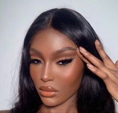 Maquillage On Fleek, Women Makeup, Vintage Makeup, Dark Skin Makeup, Bronze Gold, Makeup For Black Women, Flawless Makeup