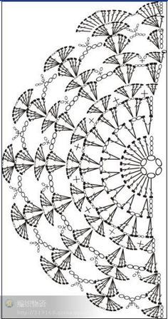 a drawing of an intricate design in black and white