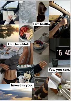 Vision board clean girl healthy aesthetic new era 2024 Vision Board Fitness Aesthetic, Fit Healthy Girl, Healthy Girl Vision Board, Fit Girl Vision Board Ideas, Healthy Era Aesthetic, Healthy Food Vision Board, Health Journey Aesthetic