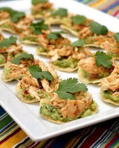 there are two pictures of food on the same plate and one is being eaten with green garnish