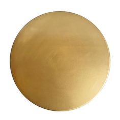 an image of a gold plate on white background