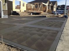 a house being built in the process of being constructed with concrete and cement mortars