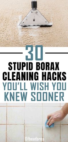 Borax is a great cleaner for home with so mazy amazing cleaning hacks. Cleaning tips for borax ranges from cleaning your home to even cleaning pests from home. These awesome cleaning hacks for borax are must-know for everyone looking to get a clean house and clean their house naturally. A great natural cleaner! #cleaninghacks #borax #cleaningtips #offbeatbros #cleaningideas #homehacks #greencleaning Borax Cleaning, 1000 Lifehacks, Deep Cleaning Hacks, Cleaning Painted Walls, Organizing Hacks, Deep Cleaning Tips, Natural Cleaners, Household Cleaning Tips, Cleaning Recipes