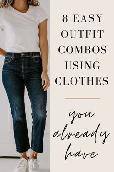 Classic Outfits For Women, Stylish Outfits Casual, Easy Outfits, Outfit Combos, Easy Outfit, Outfit Jeans