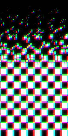 an image of colorful squares in the dark