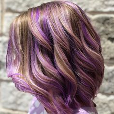 Purple And Brown Highlights, Blond And Purple Highlights On Brown Hair, Reddish Purple Hair With Blonde Highlights, Brown Hair With Pink And Purple Highlights, Purple With Pink Highlights, Pink And Purple Lowlights, Brown Hair With Pink, Excersise Outfits