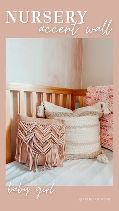 Baby girl’s nursery!🌟 Use this for future inspo! Baby girl nursery| Baby girl nursery themes| Baby girl nursery room| Baby girl nursery room ideas| Baby girl nursery ideas| Baby girl nursery boho| Baby girl nursery decor| diy home decor| diy home decor| diy home projects| accent wall| accent wall bedroom| accent wall ideas Nursery Accent Wall, Girl Nursery Themes, Baby Girl Nursery Themes, Nursery Decor Neutral, Girl Nursery Room, Baby Girl Nursery Decor, Accent Wall Bedroom