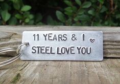 11th Wedding Anniversary Gift, 11 Year Anniversary Gift, Steel Anniversary Gifts, 11th Anniversary Gifts, 11 Year Anniversary, Anniversary Gifts For Men, 11th Wedding Anniversary, 40th Birthday Gifts For Women, 10 Year Anniversary Gift