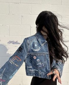 Concert Denim Jacket, Eras Tour Jean Jacket Ideas, Eras Your Denim Jacket, Eras Tour Denim Jacket Diy, Taylor Swift Jean Jacket Diy, Eras Tour Jean Jacket, Eras Tour Denim Jacket, Taylor Swift Jeans, Taylor Swift Denim Jacket