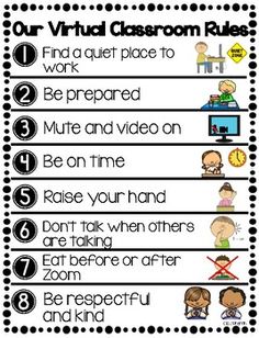 the rules for using virtual classroom rules