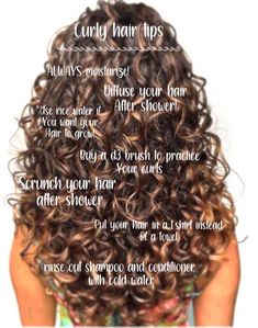 Tips For Curly Hair, Healthy Curly Hair, Curly Hair Care Routine, Curly Hair Tutorial, Curly Hair Styles Easy, Haircuts For Curly Hair, Hairdos For Curly Hair, Hair Help, Wavy Curly Hair