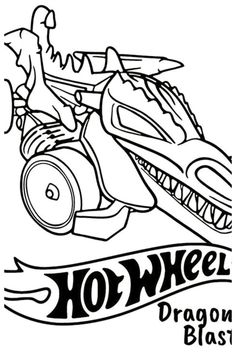 a drawing of a motorcycle with the words'how to draw dragon blast '