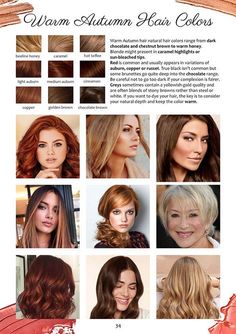 Hair Color For True Autumn Skin Tone, Best Hair Color For Autumn Skin Tone, True Autumn Red Hair, Hair Color For Deep Autumn Skin Tone