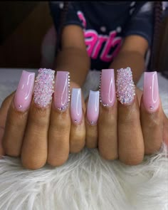 Nails Design With Rhinestones, Exotic Nails, Cute Gel Nails