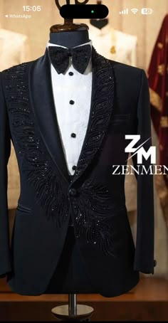 Groom Marriage Outfit, Men Wedding Outfit Groom, Black Suit For Groom Wedding, Engagement Tuxedo For Men, Reception Blazer For Groom, Taksido Suit For Groom, Taxido Suit For Men Wedding Black, Blezars For Men Wedding Indian, Black Tuxedo Wedding Groom