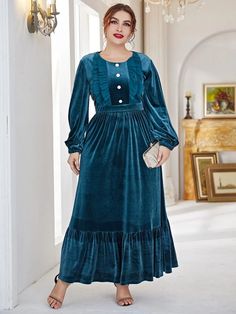 New Hijab Style, Spring Fashion Dresses, Girls Dresses Sewing, High Fashion Dresses, Dinner Dress Classy, Blouse Pattern Sewing, Bridal Blouse Designs