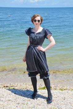 1910s Swimsuit, Victorian Bathing Suit, Medieval Swimsuit, Medieval Swimwear, Edwardian Swimwear, Historical Swimwear, Victorian Swimsuit, Victorian Swimwear, 1920s Bathing Suits