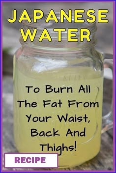 500 Calorie, Fat Burning Juice, Japanese Water, Belly Fat Drinks, Belly Fat Burner Drink, Belly Fat Burner, Fat Loss Drinks