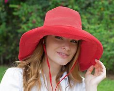 Hey, I found this really awesome Etsy listing at https://www.etsy.com/listing/829024947/red-large-wide-brim-6-womens-lady-hat Solid Color Wide Brim Packable Hat, Packable Solid Hat With Short Brim, Solid Color Bucket Hat With Upf 50+, Red Cap For Vacation, Packable Solid Hat, One Size Fits Most, Adjustable Red Sun Hat With Short Brim, Red Outdoor Hat For Spring, Red Spring Outdoor Hat, Casual Red Sun Hat For Outdoor