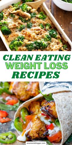 Looking for easy weight loss recipes to add amazing tastes to your diet? Check this collection of healthy clean eating recipes you can try with your family! #weightloss #cleaneating