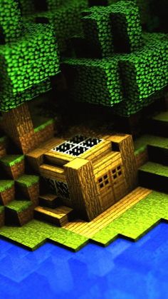 #Minecraft Easy Minecraft Houses, All Minecraft, Minecraft Wallpaper, Minecraft Plans, Minecraft Construction