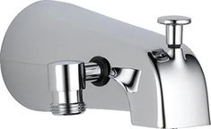 a faucet with two handles and nozzles on the side of it