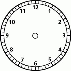 a black and white drawing of a clock face