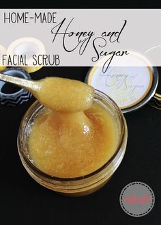 Sugar Facial Scrub, Sugar Scrub For Face, Homemade Scrub, Facial Scrub, Diy Scrub, Scrub Recipe, Beauty Remedies, Facial Scrubs, Mom Tips