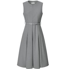 This dress can be a perfect addition to almost any outfit from formal to daily wear, great for work, meetings, offices, businesses, work, parties, cocktails, weddings, casual, everyday dressing, etc. It exudes professionalism and sophistication, helping you make a strong impression in any business setting. Pair with high heels for a chic office look. Comfortable and versatile, this sleeveless dress is perfect on its own or as a layer under a blazer. Professional Dress For Women Office Wear, Dress For Conference, Dress With Blazer Outfit Work Attire, Court Attire Women, Work Dresses For Women Office Outfits, Interview Dress Outfit, Dresses For Work Business, Dress For Work Offices, Office Uniform For Women