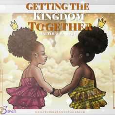 an image of two women shaking hands with the caption getting the kingdom together matter to be