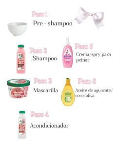 Orden del cuidado para tu pelito 💗 Hair Care Journal, Glow Up, Body Hacks, Body Makeup, Dream Hair, Shampoos