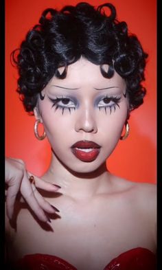 Betty Boop Makeup Halloween, Betty Bop Costumes, Betty Boop Couples Costume, Disfraz Betty Boop, Betty Boop Outfits, Betty Boop Cosplay, Coolest Halloween Costumes