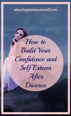 a woman sitting on top of a mountain with the words how to build your confidence and self - system after advice