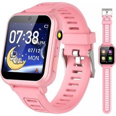 Game And Watchas A Newest Kids Game Watch, With 24 Games To Choose From Kids. These Games Are More Playable And Suitable For Children Of Multiple Ages. That Can Effectively Exercise Kids Logical Thinking Ability And Hand-Eye Coordination. It Is A Perfect Gift For 4-12 Year Old Boys And Girls. All In One Kids Watchthe Kids Smartwatch Comes With Rich Functions Including Camera, Mp3 Player, Video Record, Pedometer, Recording, Games, Alarm Clock, Clock, Stopwatch, Calendar, Timer, Calculator, Flashl Game Watch, Selfie Camera, Cartoon Hair, Train Activities, Kids Game, Watch Gift, Puzzle Games, Girls Watches, Smart Kids