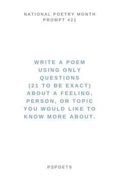 the poem written in blue ink on a white background with text that reads, write a poem